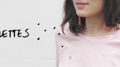 Les petits pois argent: une idée toute simple pour customiser vos t-shirt!