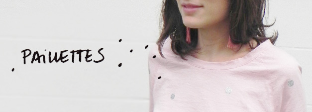 Les petits pois argent: une idée toute simple pour customiser vos t-shirt!