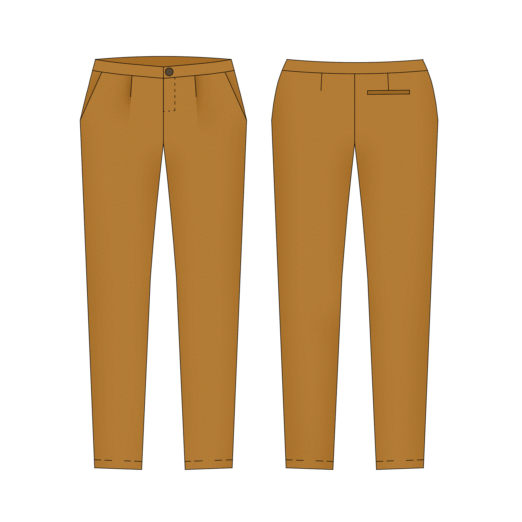 patron de couture femme: Fusain - le pantalon classique