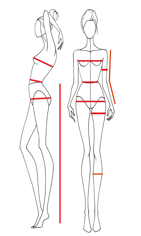 Le tableau des mensurations - patrons de couture & cours de